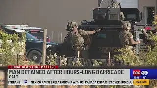 One detained after hourslong standoff in Sacramento County