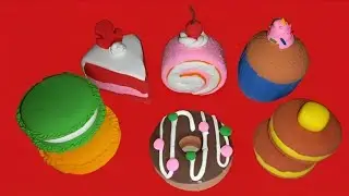 how to make miniature realistic food items with polymer clay | mini food items with clay |