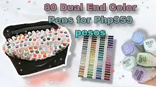 Affordable Art Markers from Lazada | 80 Color Pens