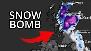 Big Snow Storm Hitting The UK Now