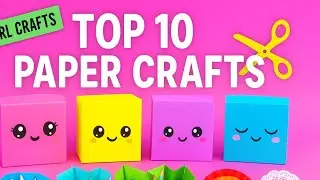 ✨Top 10 Diy paper Craft ideas /How to make  Crafts with Paper / Easy Crafts for School 