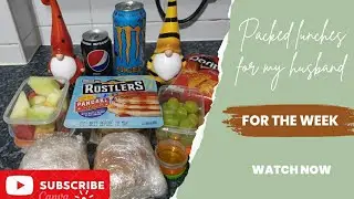 What i packed my husband for a week of work lunches. #worklunch #lunchideas #lunchboxideas