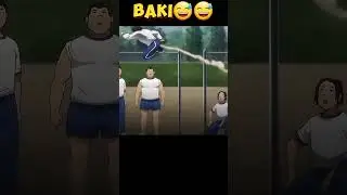 Baki fails the physical test👀😆 |Baki Hanma| #anime #animemoments #baki