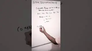 Calculate Range and its cofficient#shorts#views#viral