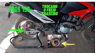 BROS 150 COMO TROCAR PATIM DE FREIO