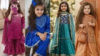Very impressive most beautiful baby girl Eid and party dresses designs 