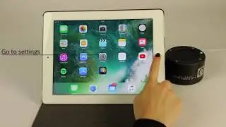How to connect your Minirig bluetooth speaker to an iPad