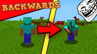 MINECRAFT SKYWARS BACKWARDS SKIN TROLL | HYPERLANDS