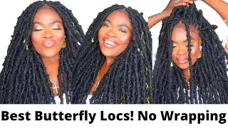🔥Best Butterfly 🦋 Locs Ever! No More Wrapping! Semi Versatile Crochet Method ft Soku Hair Aliexpress
