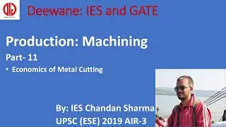 Machining 11 Economics of Metal cutting