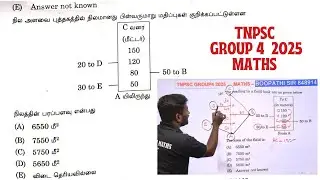 TNPSC GROUP4 2025 MATHS  The reading in the field book are given below find the area of the field