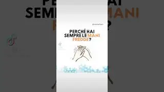 Perch&eacute; alcune persone hanno sempre le mani fredde? ❄️  #manifredde #curiosit&agrave; #medicina #salute