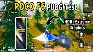POCO F6 PUBG Mobile BGMI New Update Ocean Odyssey HDR Extreme Graphics Test Gameplay No FPS Meter