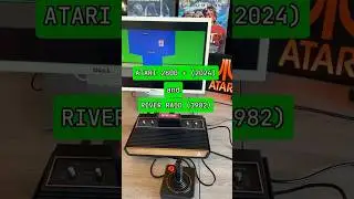 First unboxing (thank you!!) & test -RIVER RAID Atari 2600+ #atari #atari2600 #retrogames #8bit