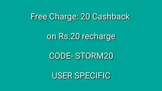 FreeCharge cashback today's offers coupon code