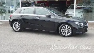 MERCEDES-BENZ A180D SPORT EXECUTIVE 5DR с автоматической коробкой передач. Cosmos Black MetUmesh Samani Specialist Cars Stoke