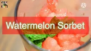 Refreshing Watermelon Sorbet without Ice Cream Maker or Blender