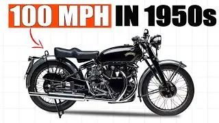 12 самых быстрых мотоциклов 1950-х годов &ndash; когда скорость в 100 миль в час считалась самоубийством.