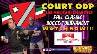 Friday | Court ODP | 2025 CMC Fall Classic Bocce Tournament Sponsored by Ken's Parkhill Roofing