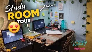 My Study Room Tour 😍 | NEET Aspirant Study Room | Ideal NEET Study Room