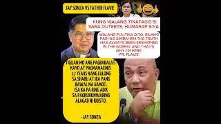 TEAM VP SARA-JAY SONZA VS FATHER FLAVIE: ISA KA PA RING ADIK #funny#comedy#jokes#foryou#shorts