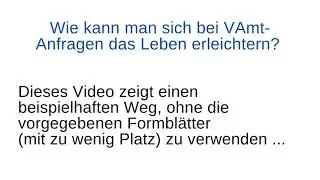 DURIA&sup2; Versorgungsamtsanfragen - ein L&ouml;sungsweg