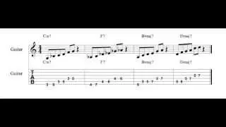 Pentatonic Substitutions lesson #1 - Autumn Leaves