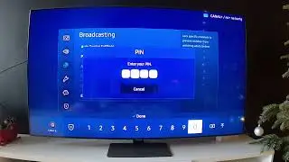 How to Enable / Disable Channel Lock on Samsung TV Q80A?