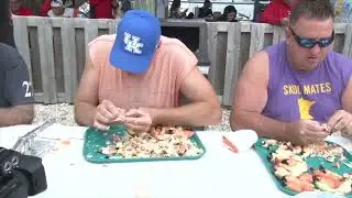 The 14th Annual Stone Crab Eating Contest at Keys Fisheries November 1, 2025
