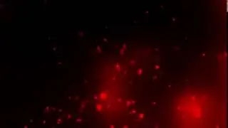 Beautiful red floating particles background video
