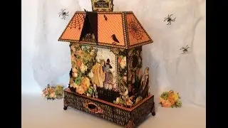 G45 An Eerie tale mini album and house stand tutorial finish part