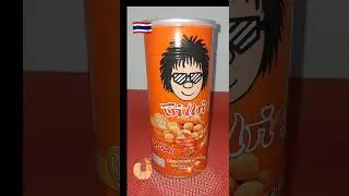 Koh kae Thailand No1 peanuts brand shrimp flavour coated #peanut #snackreview #thailand