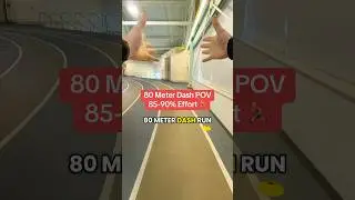 80M Dash Sprint POV 🏃&zwj;♂️💨 #Trackandfield #Track #Athletics #Running #Sprinting