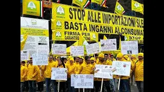 Coldiretti Cuneo al Brennero per dire stop al Fake in Italy