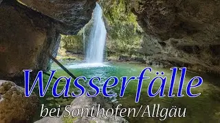 Romantische Wasserfälle bei Sonthofen und Hindelang-Romantic waterfalls near Sonthofen and Hindelang