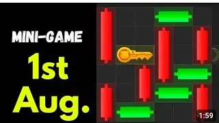 Hamsters Kombat Mini-Game 1st august ( Puzzle Solved)