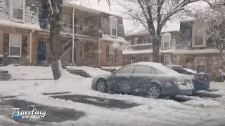 My Drive Thru a Dangerous Winter Storm | Slippery Roads Adventure