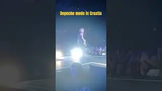 Depeche Mode in Zagreb Croatia Enjoy The Silence Martin Gore Got the Swing