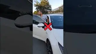 How to open car door safely!