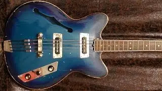 Vintage Guitar Club : JOLANA RUBIN BASS de 1972 (Tch&eacute;coslovaquie)