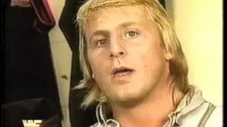 Owen Hart Backstage Interview with Vince McMahon During Feud with Bret Hart