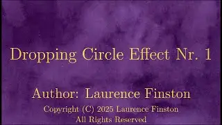 Dropping Circle Effect Nr. 1