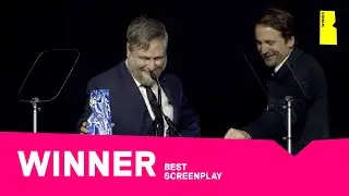 Stephen Merchant presents Tim Key and Tom Basden with Best Screenplay | #BIFA2025