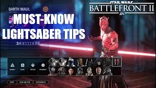 Lightsaber Tips You MUST Know | Star Wars Battlefront II