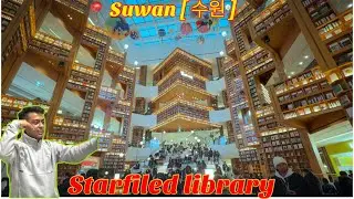 A day in suwon starfiled library  || Korea vlog ep- 003