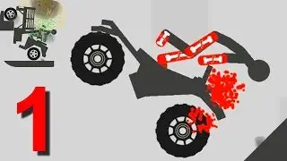 Stickman Dismounting Destruction 2 Annihilation Part 1 Android Gameplay HD / New Stickman Game