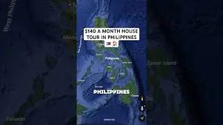 Экскурсия по дому на Филиппинах за 140 долларов в месяц #philippines #travelvlog #housetour #trav...