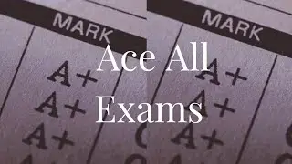 Exam Slayer ღ Ace your exams subliminal ღ