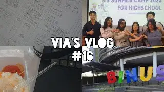 via's vlog | sis summer camp at binus bekasi !!!