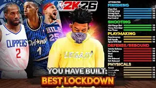 I Made The *BEST* Meta Lockdown Build in NBA 2K26 Season 4🔒